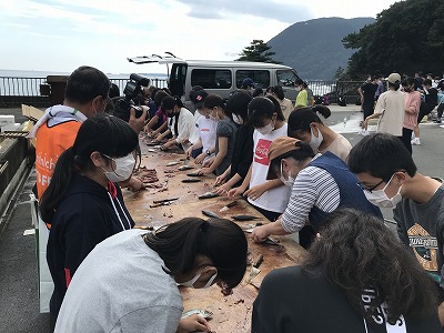 三島市立南中学校自然体験～今井浜民宿組合