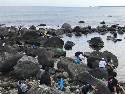 三島市立南中学校自然体験～今井浜民宿組合