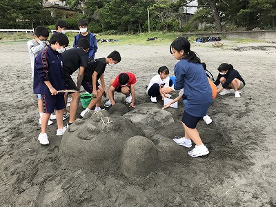 三島市立南中学校自然体験～今井浜民宿組合